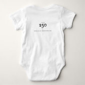 Baby body — HMS Gaspee Romper (Achterkant)