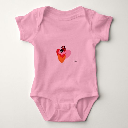 Baby Body : Lieveheersbeestje Romper (Voorkant)