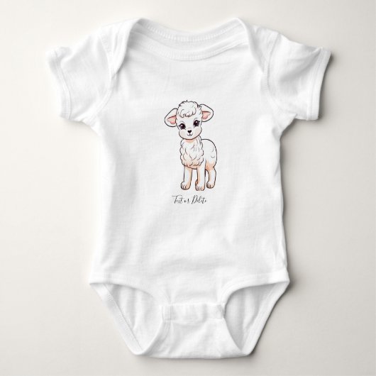 Baby Body Little Lamb Romper (Voorkant)
