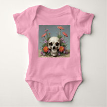 Baby Body - Meisje - Rebirth Skull & Mushrooms