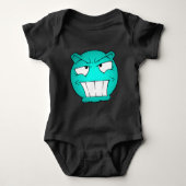 Baby Body Met Emote Gezicht Romper (Voorkant)