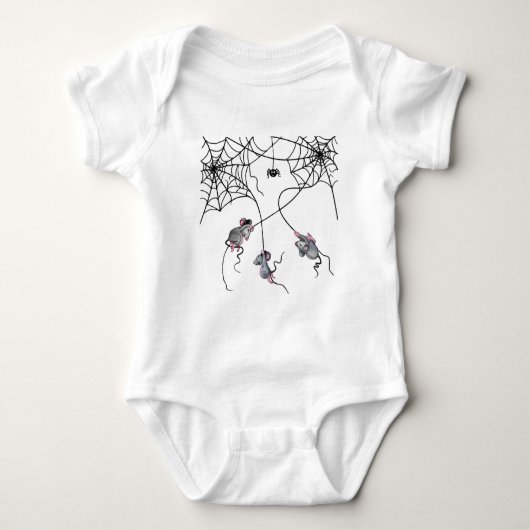 Baby Body met Gelukkige Muizen Romper (Voorkant)