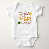 Baby Body Mijn Eerste Thanksgiving Romper (Voorkant)