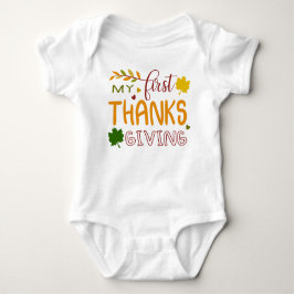Baby Body Mijn Eerste Thanksgiving Romper
