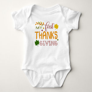 Baby Body Mijn Eerste Thanksgiving Romper