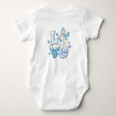 Baby Body mit Schneemann Romper (Achterkant)