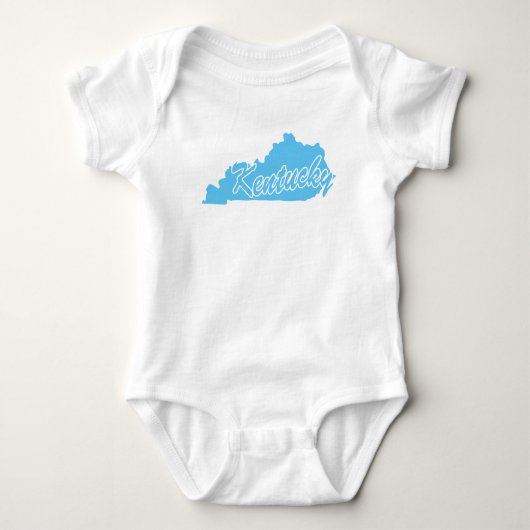 Baby Body Pak met Vorm van Kentucky Romper (Voorkant)