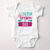 Baby Body Suit - Cuter Version of Dad Romper (Voorkant)