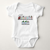 Baby Body Suit: Daddy's Boy Romper (Voorkant)