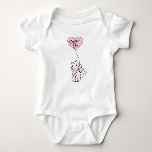 Baby Body Suit: Daddy's Girl Romper (Voorkant)