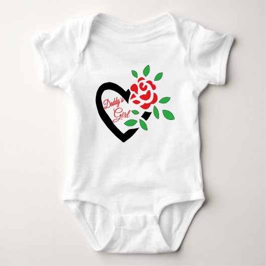 Baby Body Suit: Daddy's Girl Romper (Voorkant)