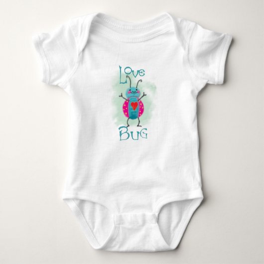 Baby Body Suit Love Bug Romper (Voorkant)