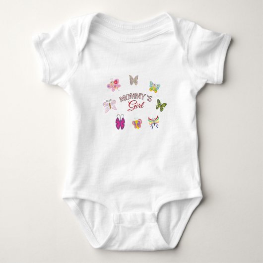 Baby Body Suit: Mama's Girl Romper (Voorkant)