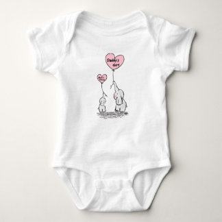 Baby Body Suit: Papa's Meisje Moeder's Prinses Romper