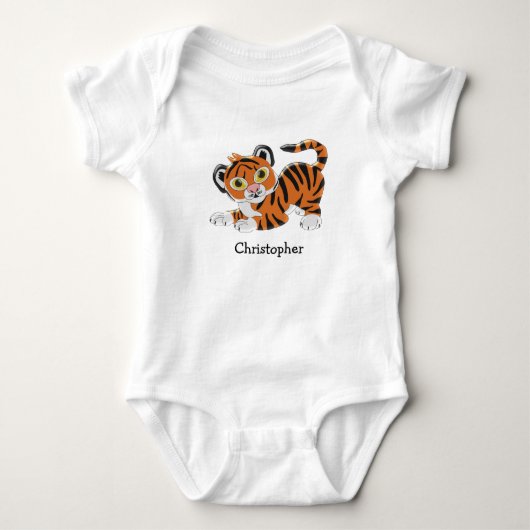 Baby Body Tiger Design Romper (Voorkant)