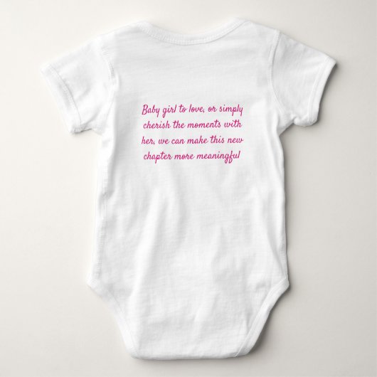 baby body voor pasgeborenen romper (Achterkant)