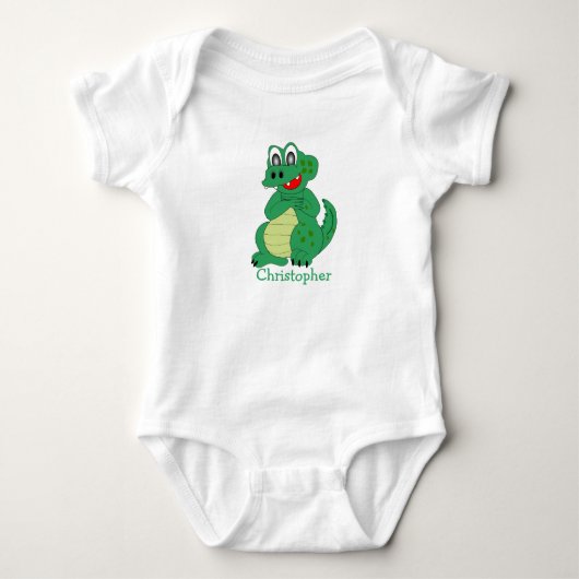 Baby Bodypak Crocodilleontwerp Romper (Voorkant)