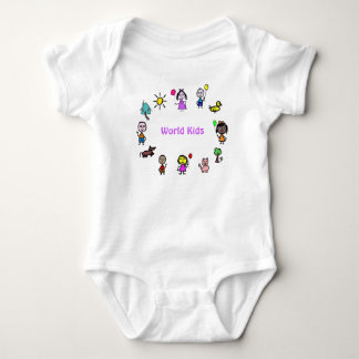 Baby Bodypak Wereld Kinderen Romper