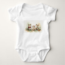 Baby Bodypakje: Drie zoete muizen
