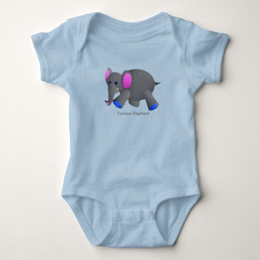 Baby Bodypakje Olifant Romper (Voorkant)