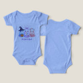Baby Bodypakje Te Schattig om te Bang te Maken (Ontwerp Voorkant & Achterkant)