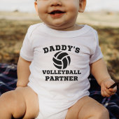 Baby Bodysui, cadeau voor volleybalpartner van pap Romper