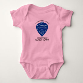 Baby Bodysuit Crookedest Railroad Mt Tamalpais