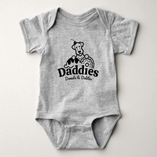Baby Bodysuit Daddies Donuts (Voorkant)
