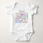 Baby Bodysuit de volgende geweldige muziekcomponis (Voorkant)