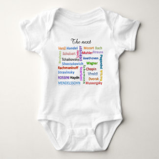 Baby Bodysuit de volgende geweldige muziekcomponis