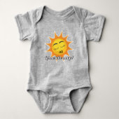 Baby Bodysuit: Doe een dutje (grijs) Romper (Voorkant)