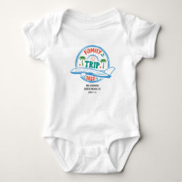 Baby Bodysuit Familie Vakantie Strand Zomer Custom