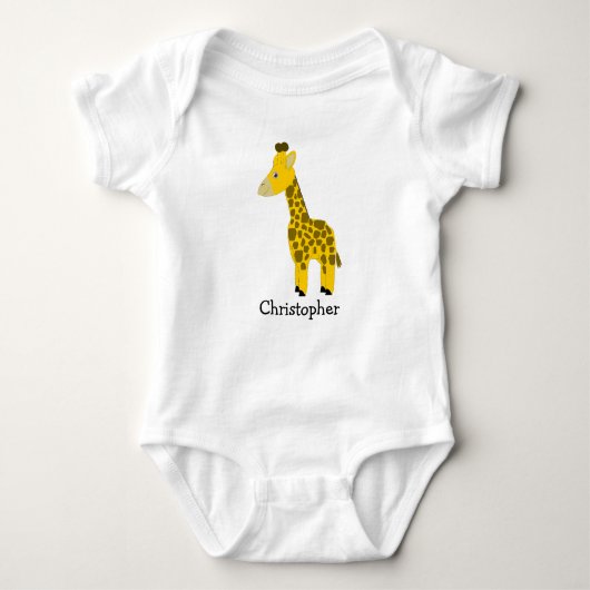 Baby Bodysuit Giraffe Design (Voorkant)