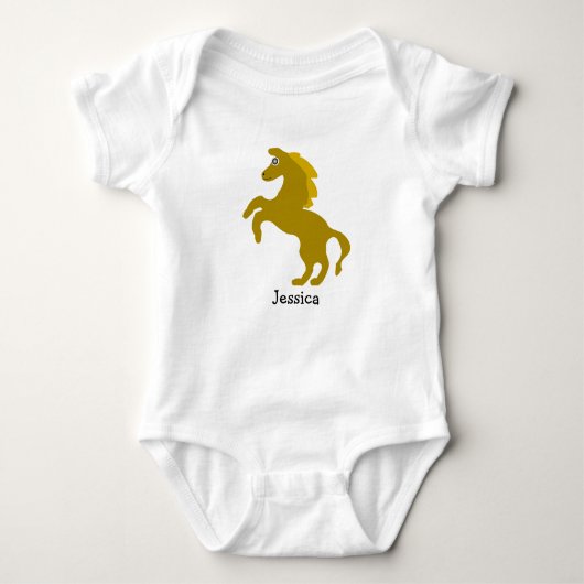 Baby Bodysuit Horse Design (Voorkant)
