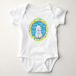 Baby Bodysuit Lambie Pie Blue/Yellow