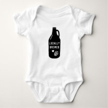 Baby Bodysuit lokaal | Beer Lover | Brouwe Baby
