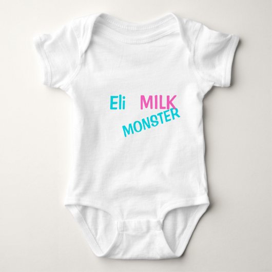 Baby Bodysuit - Melkmonster (Voorkant)