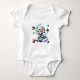 Baby bodysuit met eekhoorn