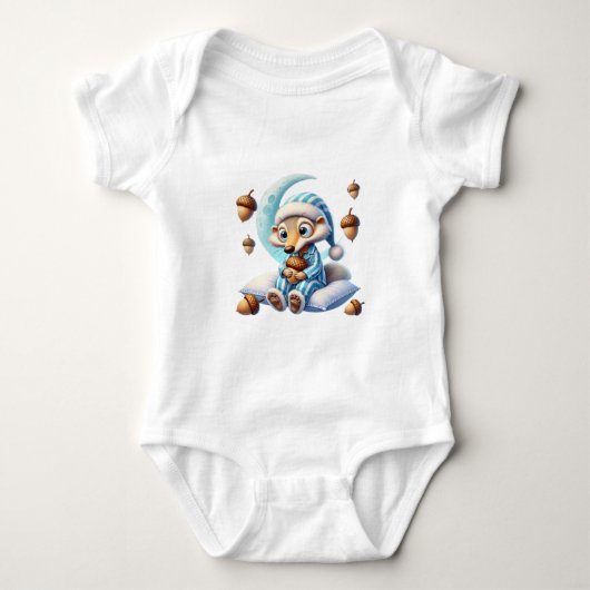 Baby bodysuit met eekhoorn (Voorkant)