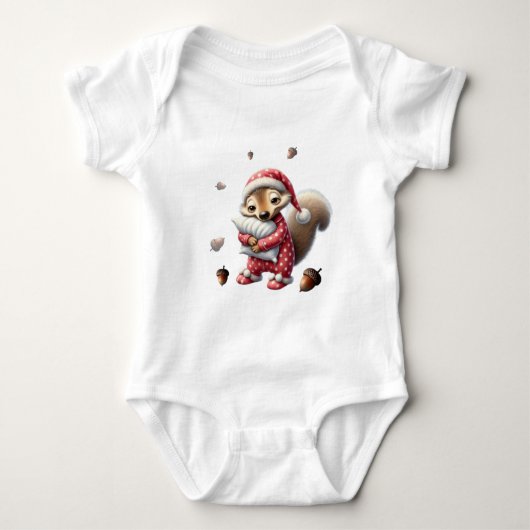 Baby bodysuit met eekhoorn (Voorkant)