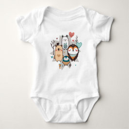 Baby Bodysuit met een leuke illustratie