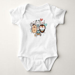 Baby Bodysuit met een leuke illustratie