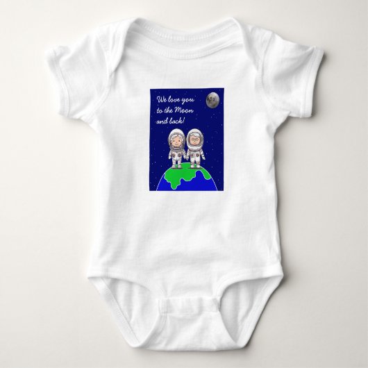 Baby bodysuit met grootouders van Jo Afbeeldingen (Voorkant)