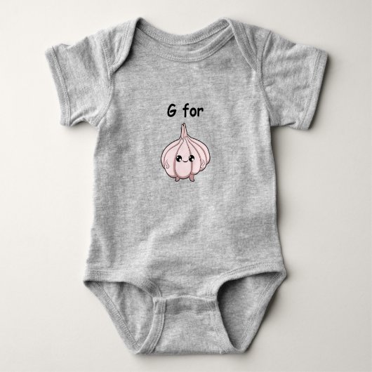Baby Bodysuit met knoflookprint (Voorkant)