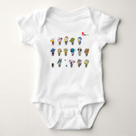 Baby Bodysuit met Leuk Karakter Ontwerp – Aantrekk
