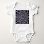 Baby bodysuit met mandala 2 (Voorkant)