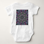 Baby bodysuit met mandala 2 (Achterkant)