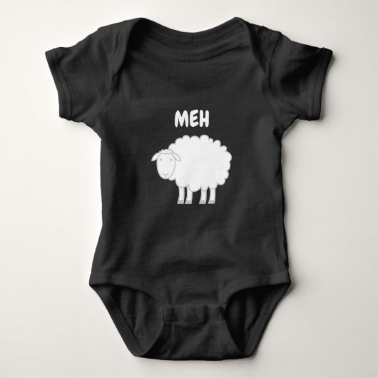 Baby bodysuit met schattig schaap boerderij Animal (Voorkant)