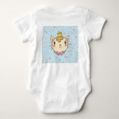 Baby Bodysuit met Schattige Cat Design (Achterkant)