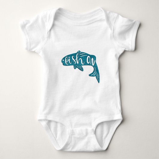 Baby Bodysuit met Vis (Voorkant)
